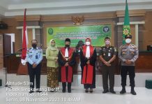 Pelantikan Wakil Ketua Pengadilan Negeri Sibgkawang Kelas 1 B