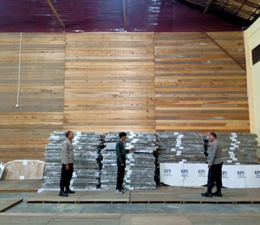 Pengamanan Gudang Logistik Pemilu oleh Polres Singkawang Ciptakan langkah Antisipasi Terbaik